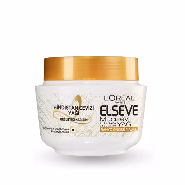 ماسک مو لورآل Loreal السیو حاوی روغن نارگیل مناسب موهای نرمال و خشک 300 میل