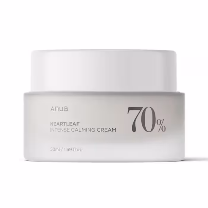 کرم کاسه ای مرطوب کننده و تسکین دهنده آنوا ANUA Heartleaf 70 Intense Calming Cream
