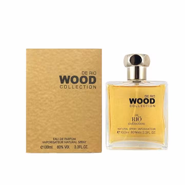 ادکلن مردانه وود قهوه ای ریو کالکشن DE RIO WOOD COLLECTION