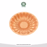 قالب چدن شیفون طرحدار رنگی 23 سانت