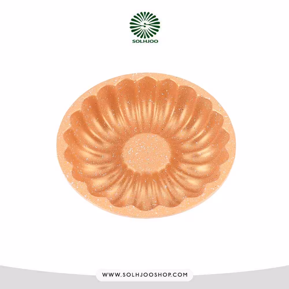 قالب چدن شیفون طرحدار رنگی 23 سانت