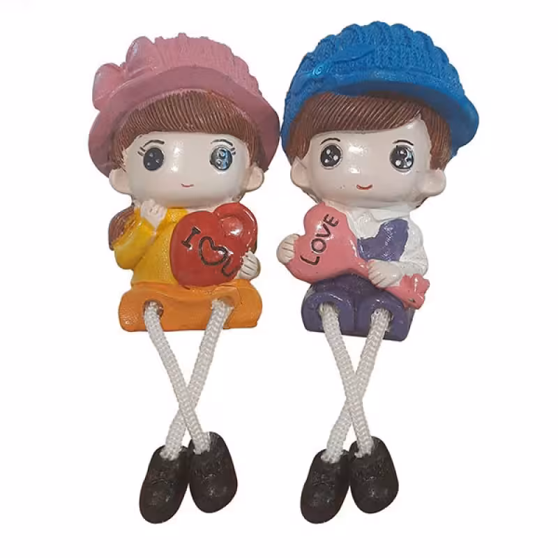 مجسمه مدل پاشل عاشق کد 2 مجموعه 2 عددی