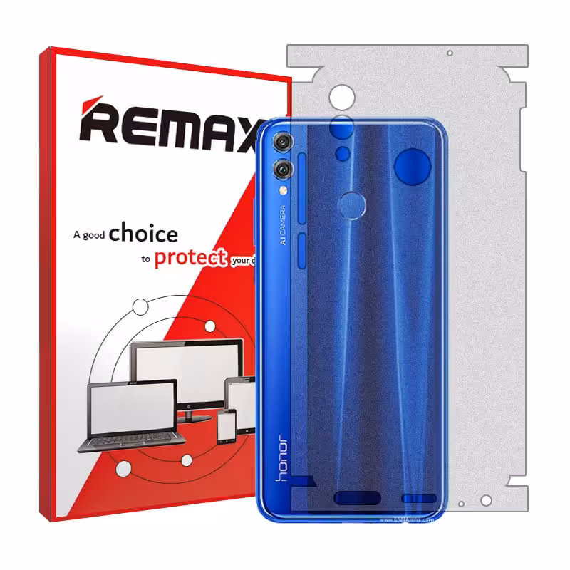 گلس پشت گوشی آنر 8X مدل هیدروژلی مات برند ریمکس کد M