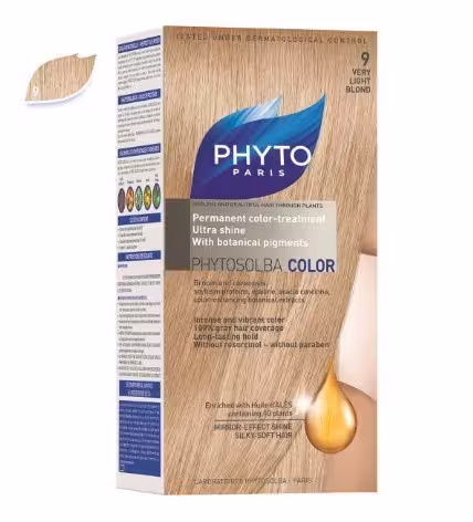 کیت رنگ مو فیتو مدل PHYTO COLOR شماره 9