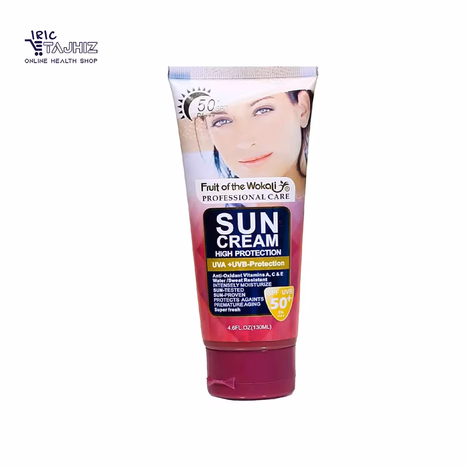 ضد آفتاب وکالی spf 50 بی رنگ