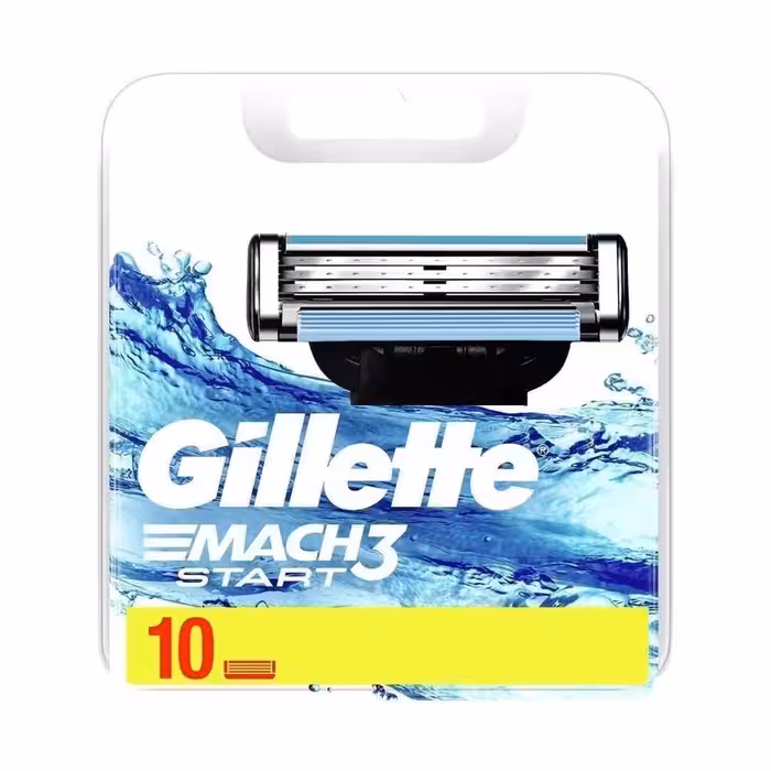 مشخصات، خرید و قیمت یدک خودتراش مردانه ژیلت مدل Mach3 Start بسته 10 عددی ⭐️ ویان مارکت