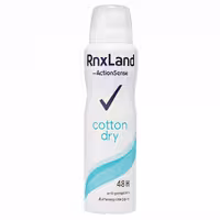اسپری زنانه رنکسلند Rnxland رایحه Cotton Dry حجم 150 میل