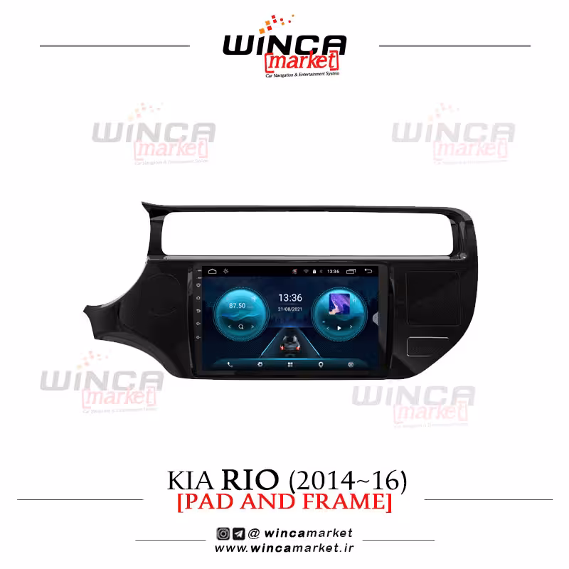 مانیتور فابریک اندروید ریو سری اس S400 پلاس وینکا WINCA مدل RS855