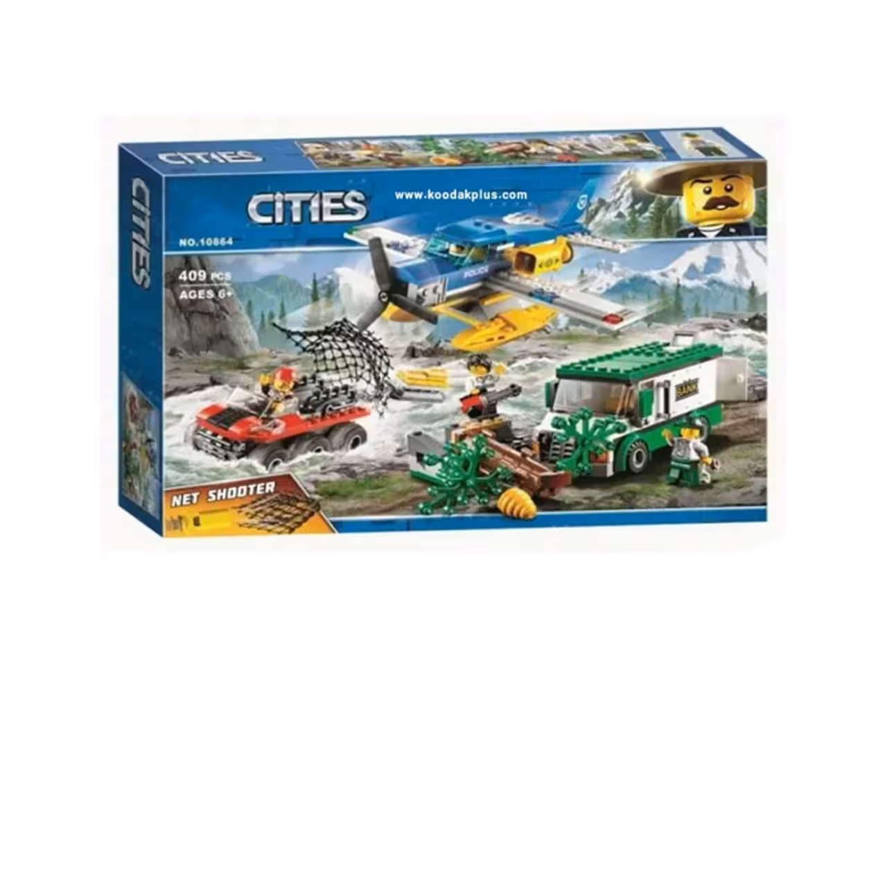 ساختنی لگو سری City مدل جنگل 409 قطعه