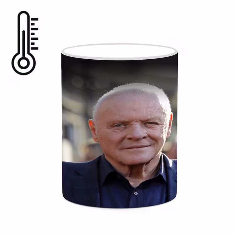 ماگ حرارتی چیتوکالا طرح آنتونی هاپکینز Anthony Hopkins مدل mgh25116