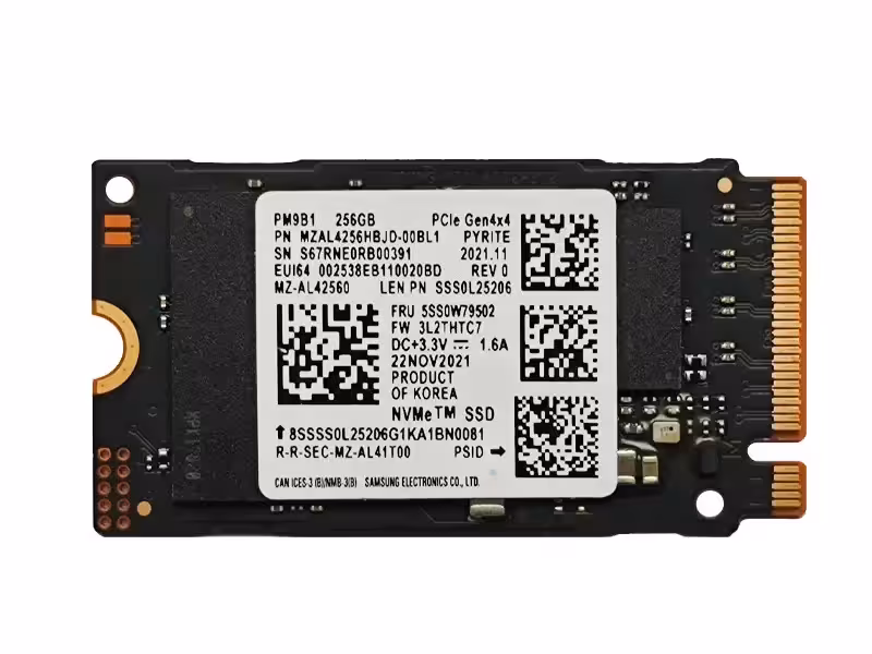 حافظه SSD  اس اس دی SSD Samsung 256GB PW981 M.2 Gen4 با ظرفیت 256 گیگابایت (استوک)