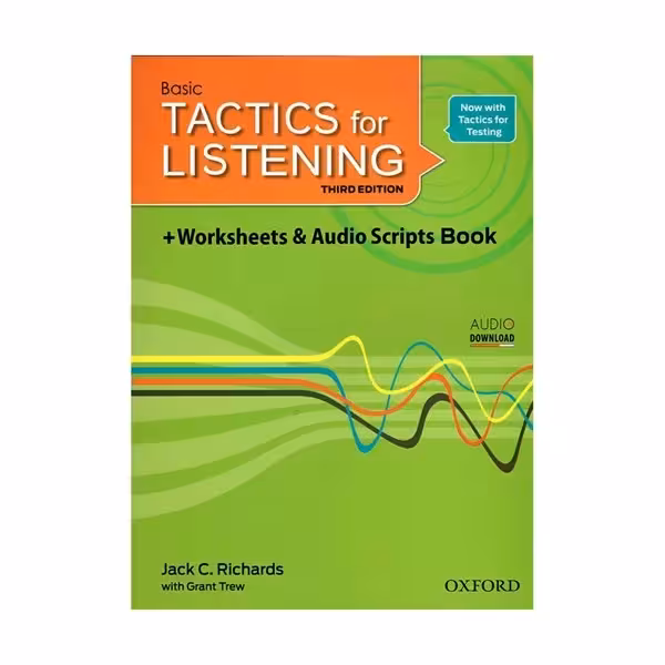 کتاب Basic Tactics For Listening third Edition اثر Jack C.Richards and Grant Trew انتشارات Oxford