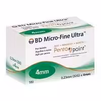 سوزن قلم انسولین بی دی مدل Micro-Fine سایز 4 میلی‌متر 100 عددی