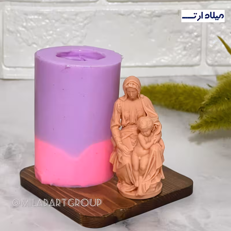 قالب سیلیکونی مادر و فرزند ارتفاع 8 قطر 3