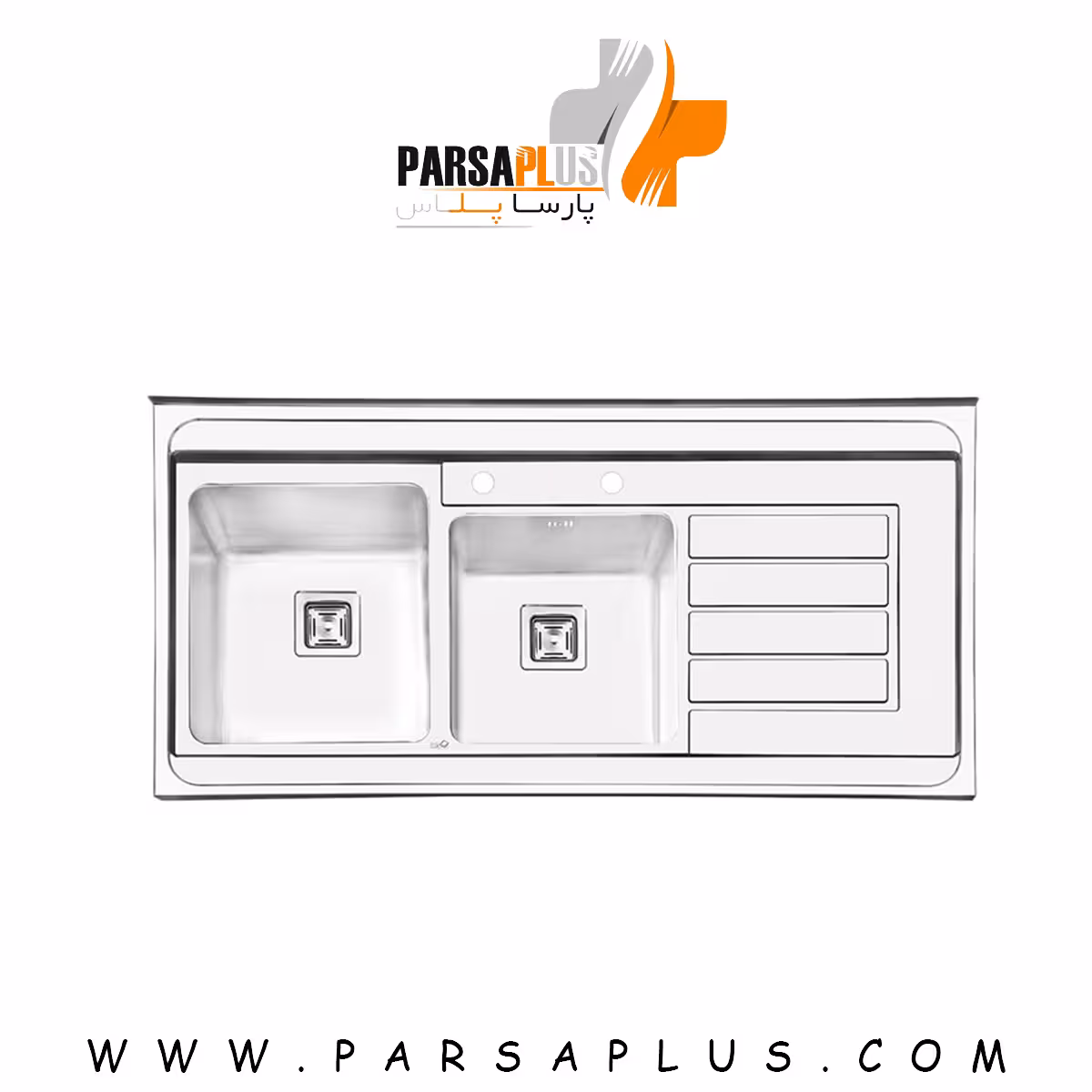 سینک روکار ایلیا استیل مدل 1063