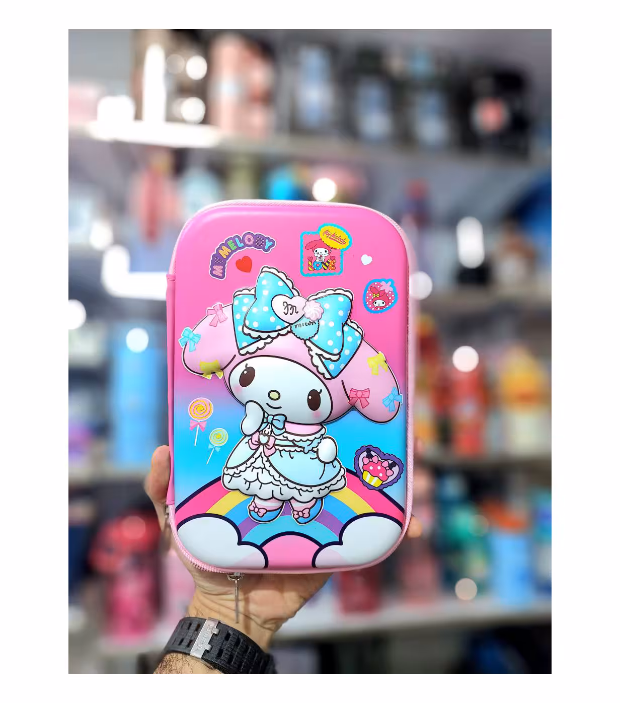 جامدادی کتابی سه بعدی بزرگ طرح ملودی