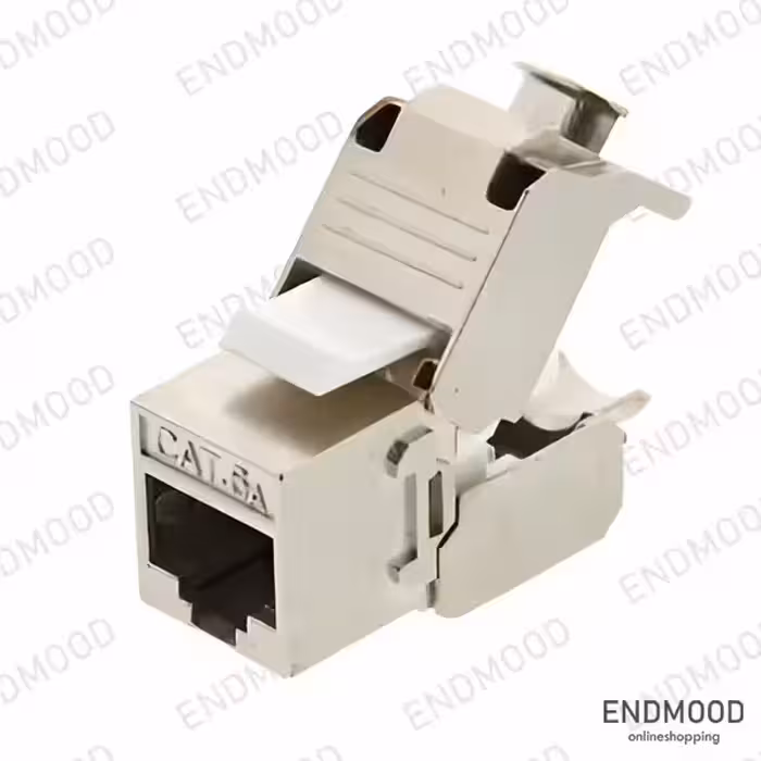 کیستون Cat6A شیلد دار زاویه 180 درجه کی نت