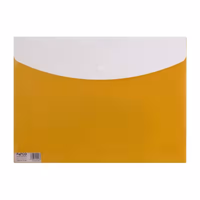 پوشه پاپکو مدل دکمه دار  کد A4-113BC بسته 10 عددی