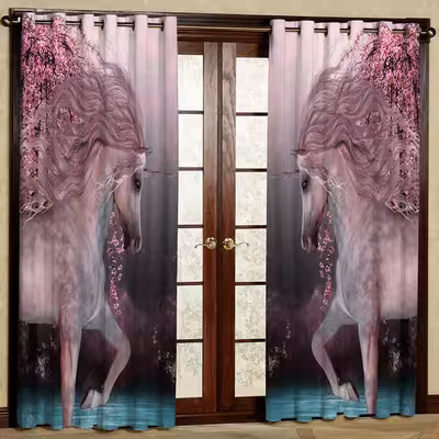 پرده مخمل پانچی کد 6938 ابعاد 280x140 سانتی متر 