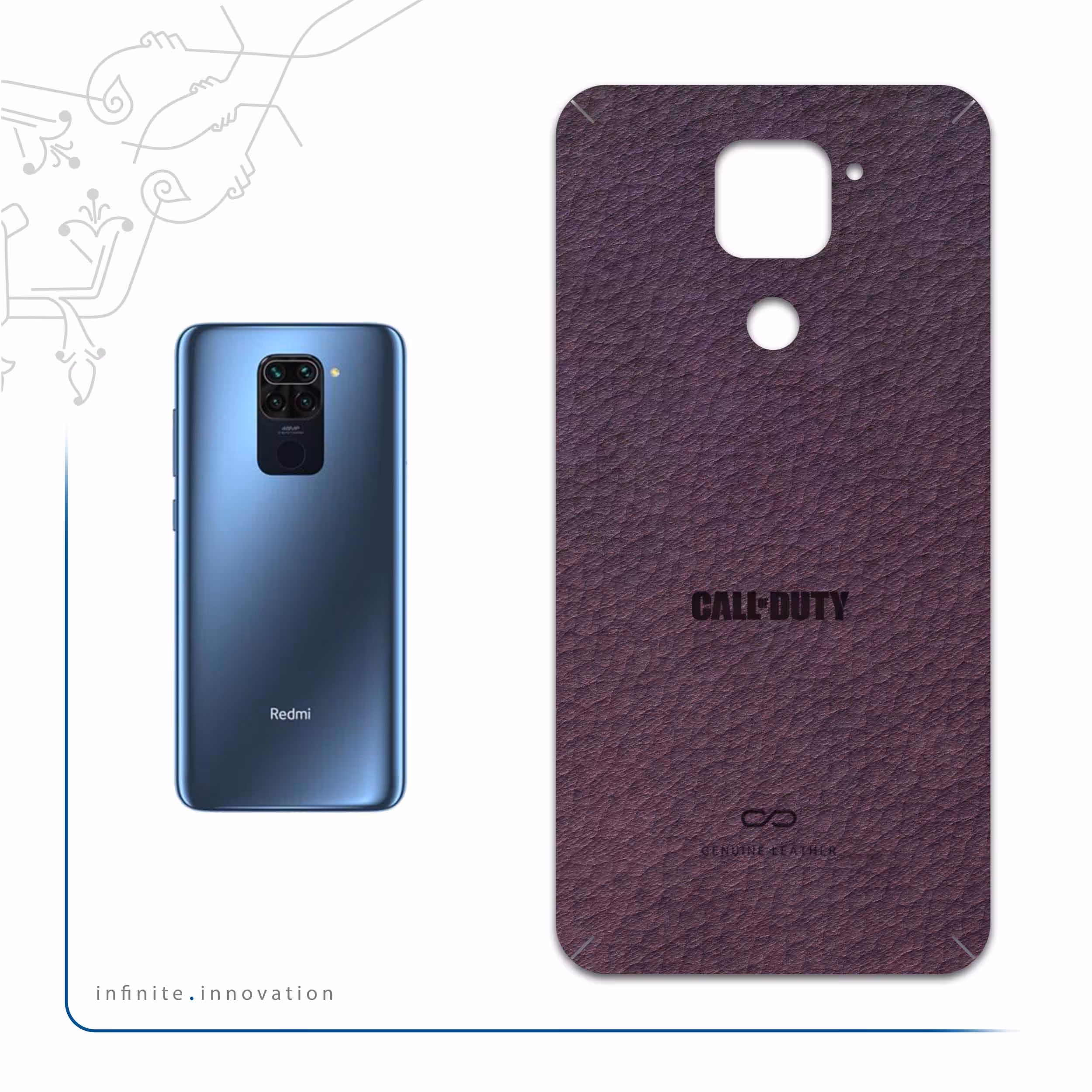 برچسب پوششی ماهوت مدل PL-CL_F_DUT مناسب برای گوشی موبایل شیائومی Redmi 10X