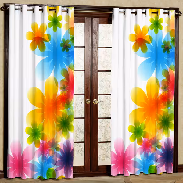 پرده مدل مخمل پانچی کد 7534 سایز 280x140 سانتی متر