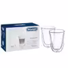 فنجان دلونگی مدل دوجداره  Latte Macchiato کد DLSC312 مجموعه 2 عددی