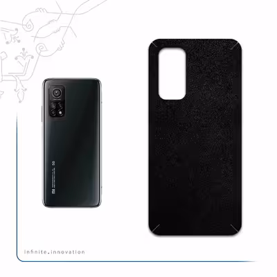 برچسب پوششی ماهوت مدل Black-Chamois-Leather مناسب برای گوشی موبایل شیائومی Mi 10T Pro 5G