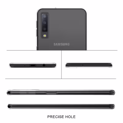 کاور مدل Clear TPU مناسب برای گوشی موبایل سامسونگ Galaxy A7 2018 / A750