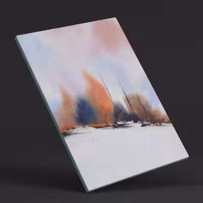 نقاشی آبرنگ طرح منظره کد 016