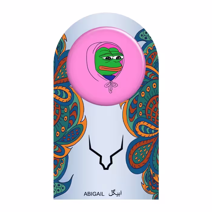 پیکسل ابیگل طرح قورباغه کرمیت ترول کد 010