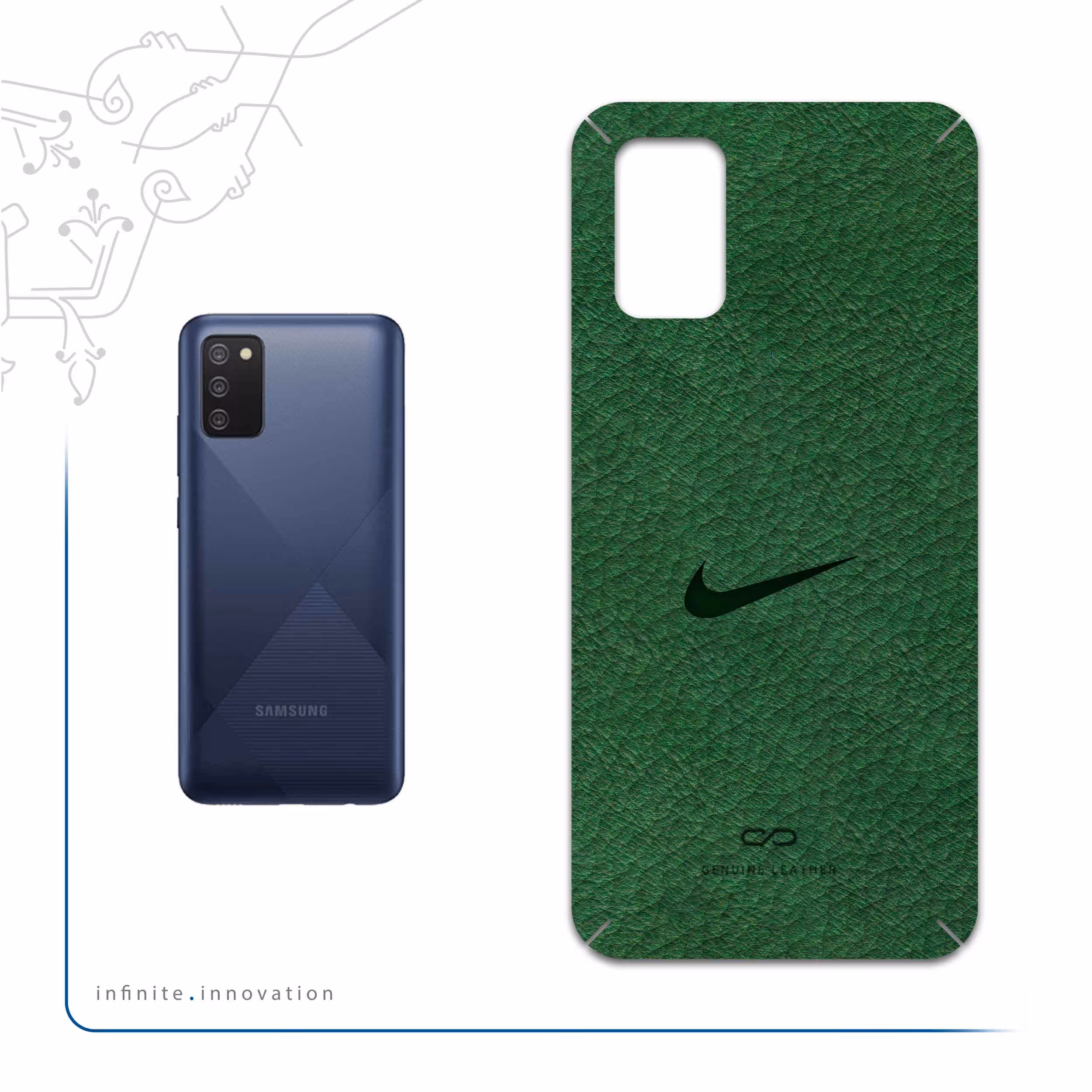 برچسب پوششی ماهوت مدل GL-NK مناسب برای گوشی موبایل سامسونگ Galaxy M02s