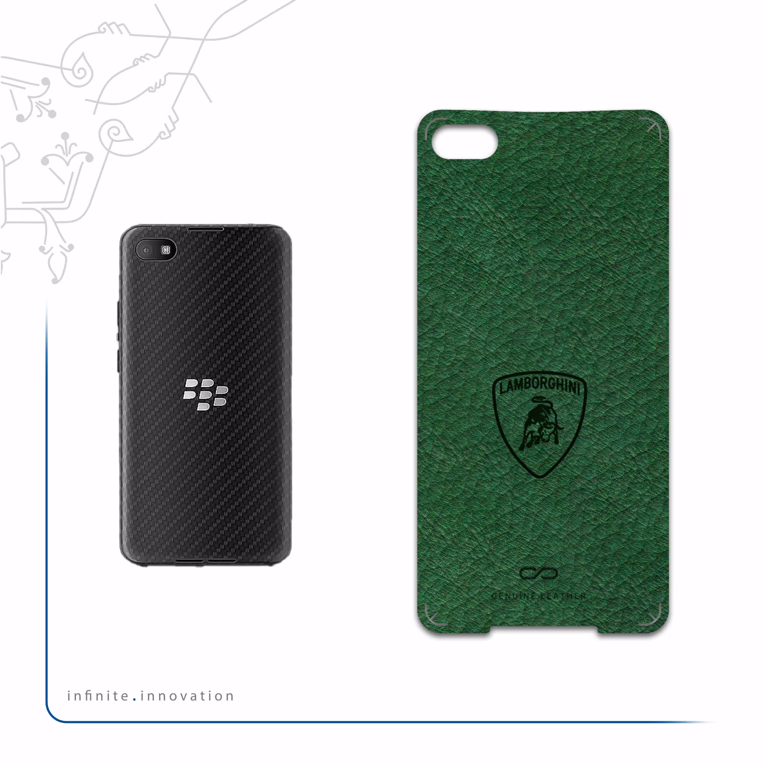 برچسب پوششی ماهوت مدل GL-LMBRGHNI مناسب برای گوشی موبایل بلک بری Z30