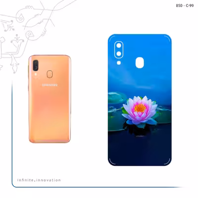 برچسب پوششی ماهوت مدل Lotus مناسب برای گوشی موبایل سامسونگ Galaxy A40