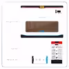 برچسب پوششی ماهوت مدل Orange-Wood مناسب برای تبلت جی ال ایکس W11 Plus