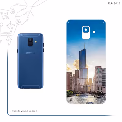 برچسب پوششی ماهوت مدل City of Chicago مناسب برای گوشی موبایل سامسونگ Galaxy A6 2018