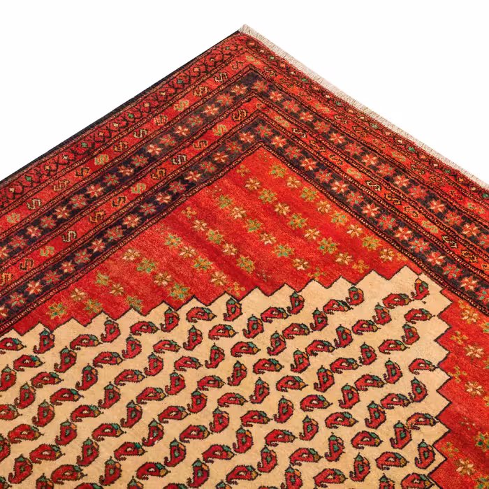 فرش دستبافت دو و نیم متری مدل نقشه بلوچ  کد 23.1310