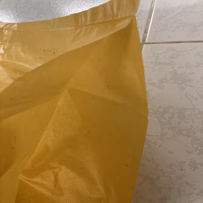 کیسه زباله مدل چاپدار طرح عفونی 60.70 بسته 30عددی