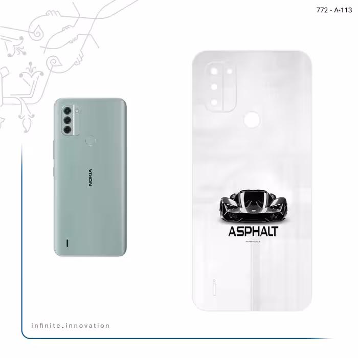 برچسب پوششی ماهوت مدل Asphalt Game Series مناسب برای گوشی موبایل نوکیا C31