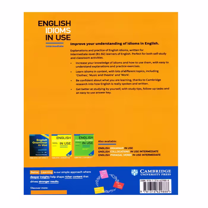 کتاب English Idioms In Use اثر Michael McCarthy And Felicity O`dell انتشارات اشتیاق نور دو جلدی