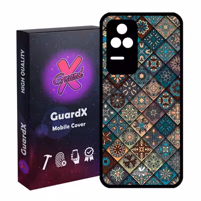 کاور گارد ایکس طرح Tile مدل Glass10093 مناسب برای گوشی موبایل شیائومی Poco F4/Redmi K40S