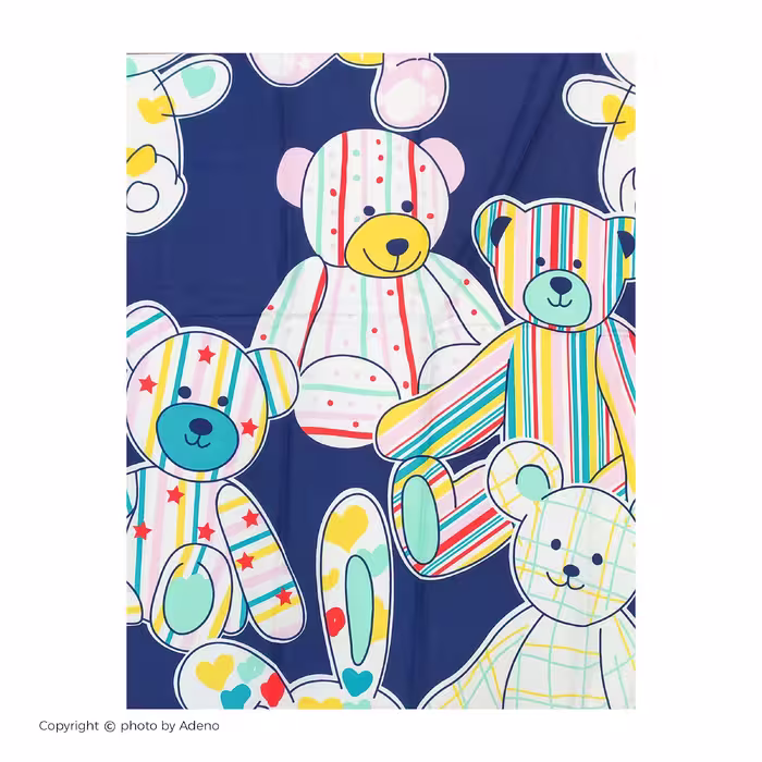 ملحفه آدنو مدل Ted کد IR85 یک نفره سایز 140x240 سانتی متر