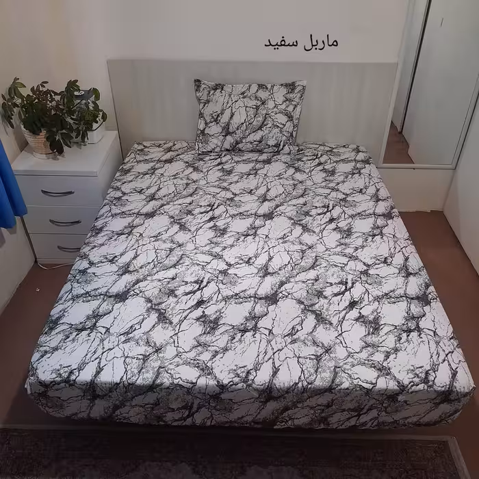 سرویس روتختی مدل ماربل niki10.25 کد 160k دو نفره چهار تکه