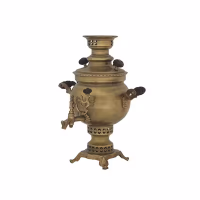 سماور زغالی عبدی مدل کلاسیک گنجایش 2.5 لیتر