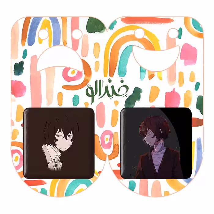 پیکسل خندالو مدل دازای اوسامو انیمه سگ های ولگرد بانگو کد 1367713681 مجموعه 2 عددی