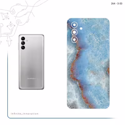 برچسب پوششی ماهوت مدل Blue_Ocean_Marble مناسب برای گوشی موبایل سامسونگ Galaxy A04s