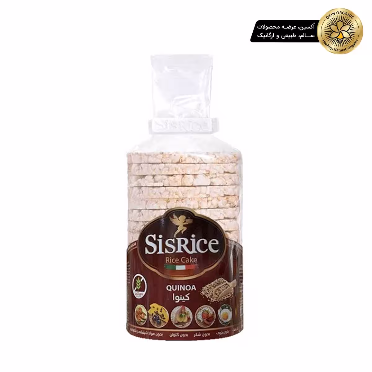رایس کیک کینوا سیس رایسSis Rice quinoa rice cake