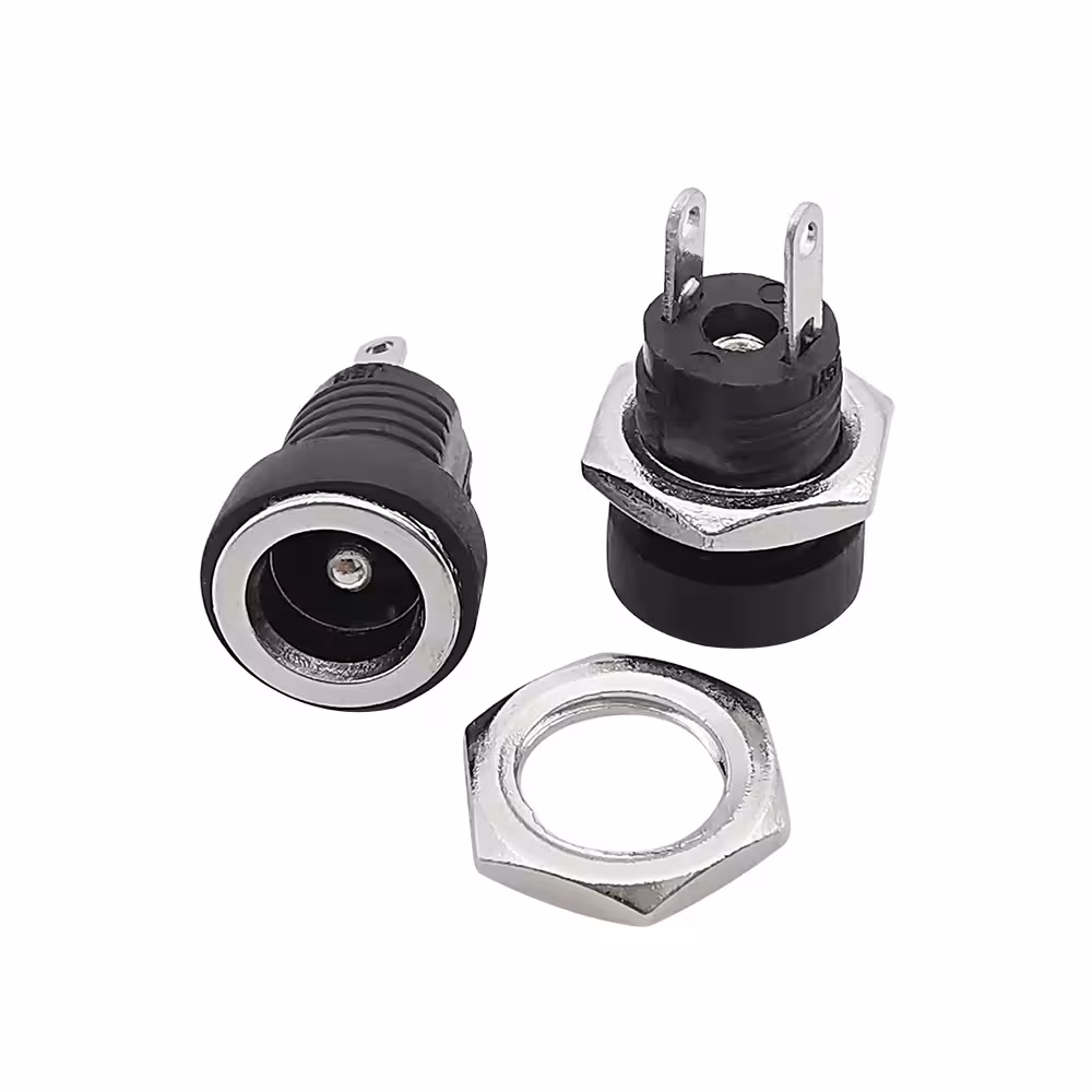جک آداپتور مادگی روپنلی مهره دار DC-022B مرغوب