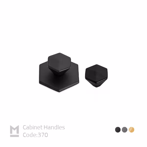 دستگیره مدرن ملونی 370 - یراقینو فروش یراق آلات کابینت و درب