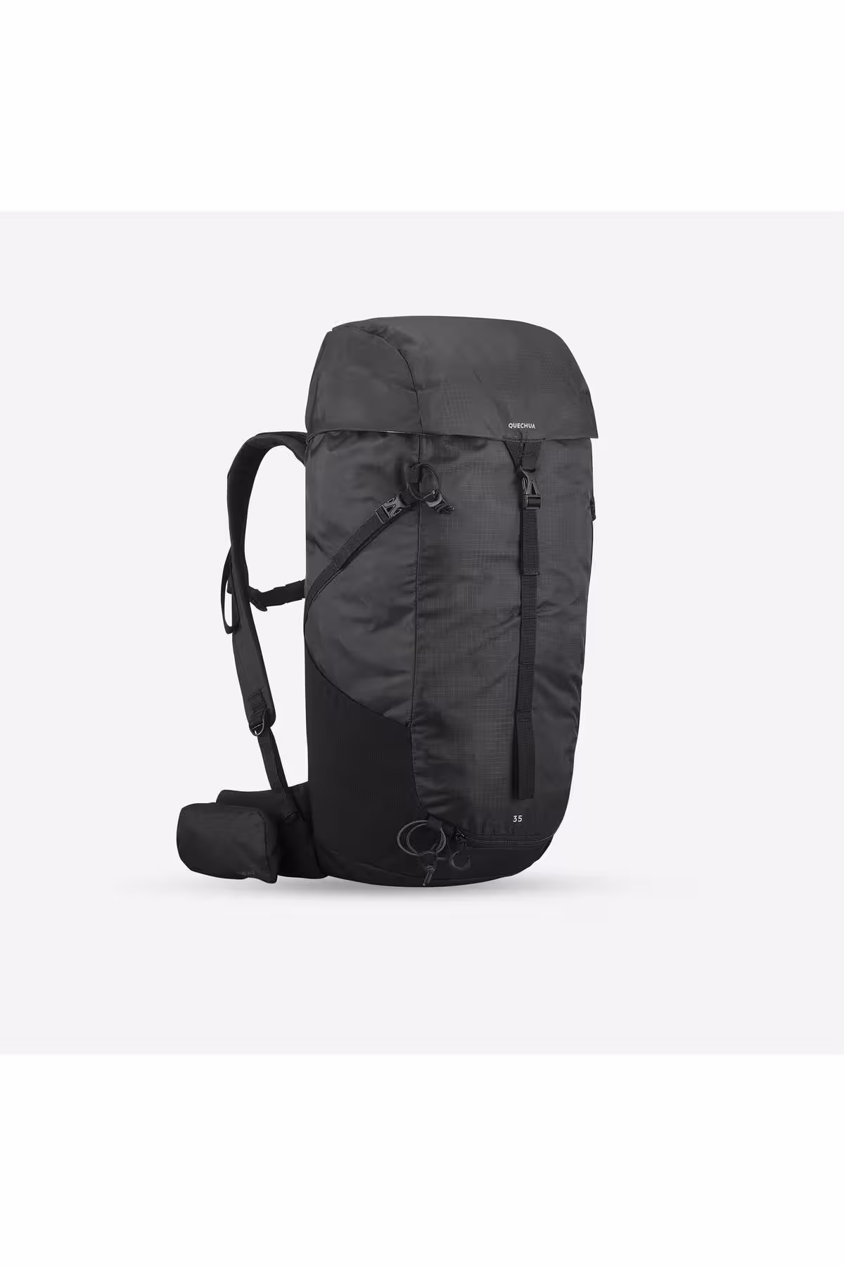 کوله پشتی مردانه و زنانه در فضای باز QUECHUA سیاه 35 L Decathlon