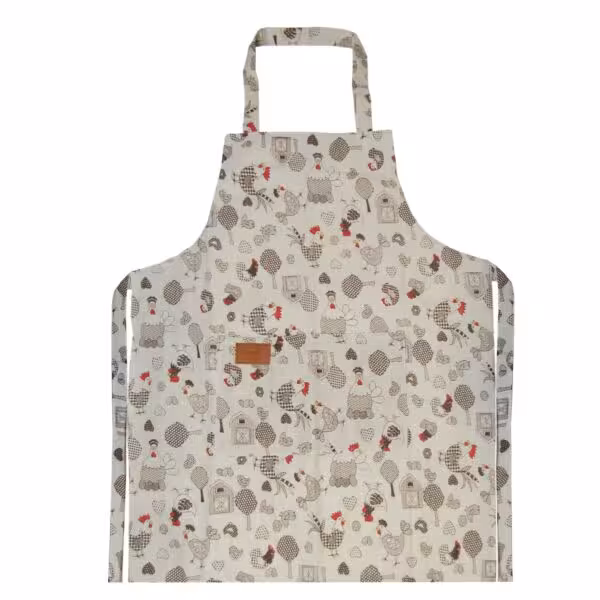 آروشا پیشبند طرح مرغ و خروس